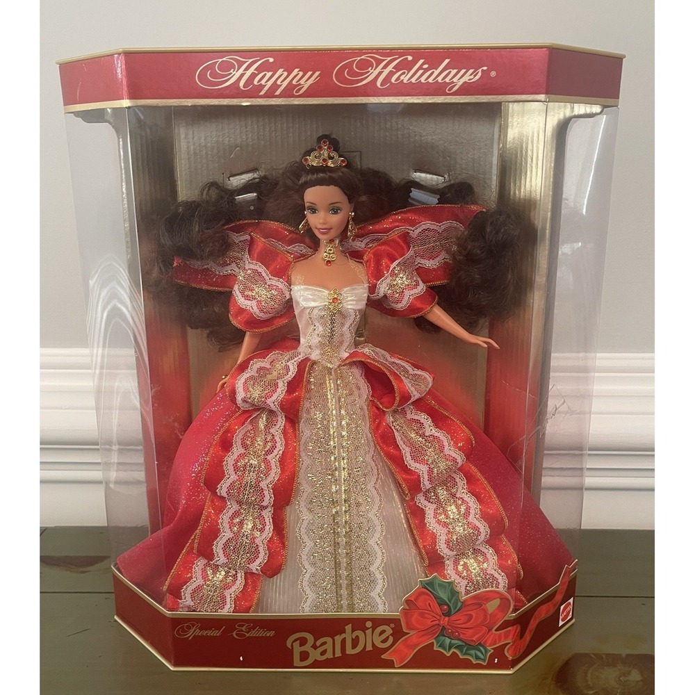 Mattel 17832 Happy Holidays Barbie Doll Special Edition 10th Anniversary‎ 1997
